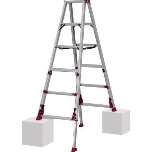 PiCa Top-operated four-legged adjustable stepladder SXJ type SXJ-180A 1 unit