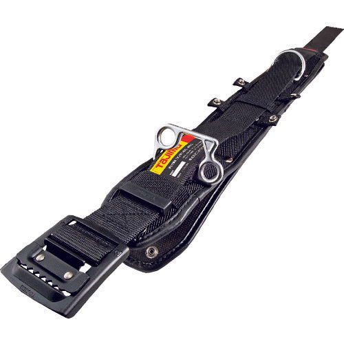 タジマ　ワークポジショニング用胴当てベルトフラット　アルミワンフィンガーバックル黒　Ｓサイズ　WFXD1-ABS　1 本