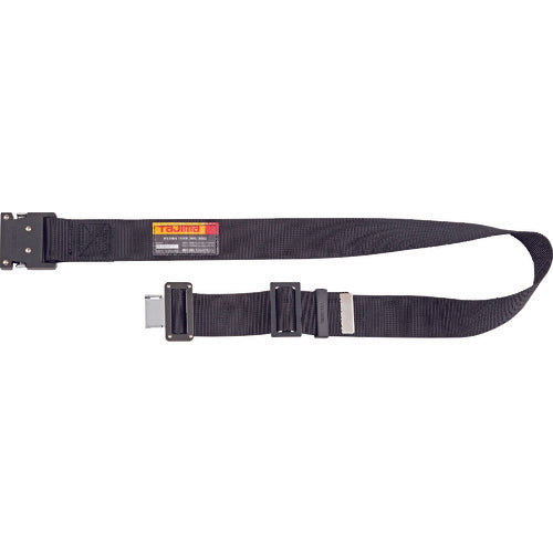 タジマ　ワークポジショニング用胴当てベルトフラット　アルミワンタッチバックル黒　Ｌサイズ　WFXD2-WBL　1 本