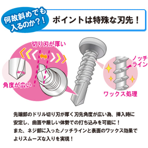 Ｊｏｉｎｅｒ　Ｆ　匠力　ＨＡＩＲＩ　ユニクロ　サラ　４．０×４０ｍｍ　５０本×６袋　HF440　1 箱