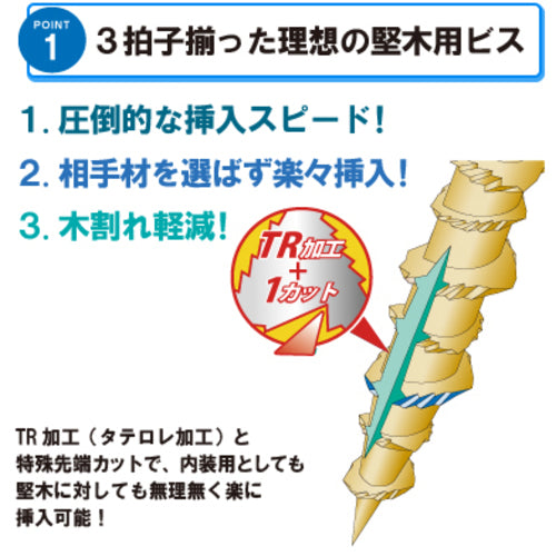 Ｊｏｉｎｅｒ　Ｆ　匠力　スゴビス　ＳＵＧ７５　４．５×７５ｍｍ　６００本　SUG75　1 箱