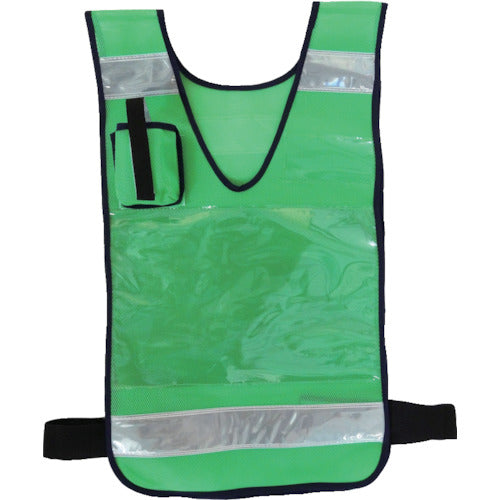 ミズケイ　差込ベスト「差込式でええよん」（グリーン）　5941002　1 枚