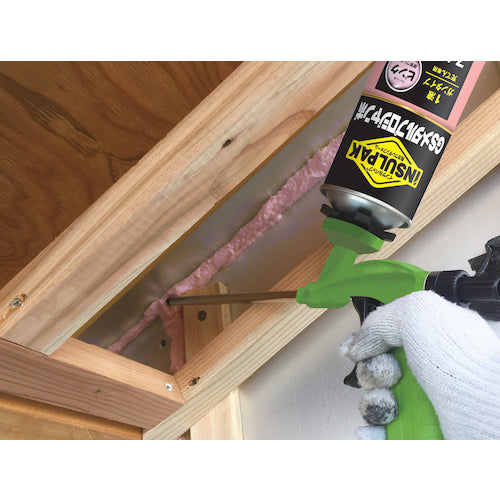 ABC Simple Urethane Foam One-liquid Gun Type Insulpack GS Metal Pro Jumbo (Pink) Starter Kit Foam Color: Pink MPJPSK 1 S