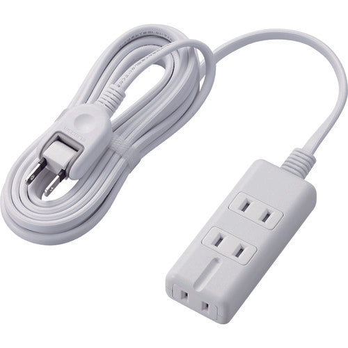 ELECOM Magnetic Tap, 3 Outlets (1 x 3 Pins), 3m, White, T-KM01-2330WH, 1 Piece