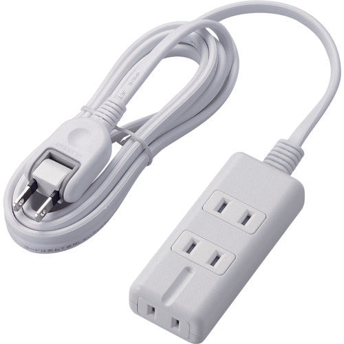 エレコム　磁石タップ　３個口（内３ピン１）　２ｍ　ホワイト　T-KM01-2320WH　1 個