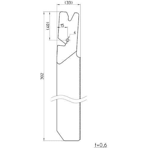 ＳＡＮＥＩ　ワールドソーα替刃　R391F-1　1 個