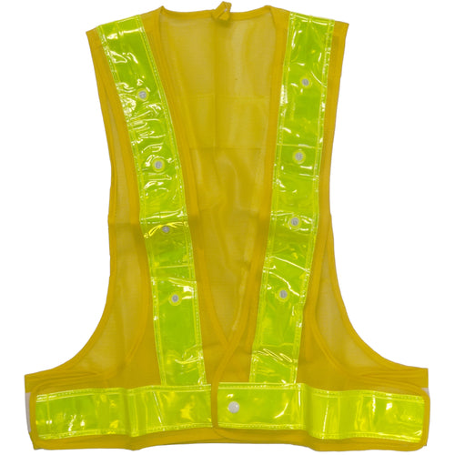 ミズケイ　ＬＥＤ安全ベスト（黄地・黄）　5916506　1 枚