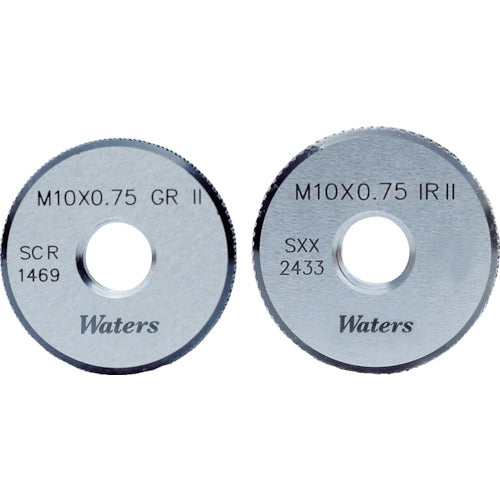 ＷＡＴＥＲＳ　メートルねじ工作用リングゲージ（旧ＪＩＳ）　WGRWR2M14X1.5　1 式