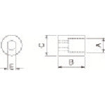 Kyocera Parts Shim Nut WN-1 1 piece