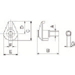 京セラ　部品　クランプセット　CPS8V　1 個