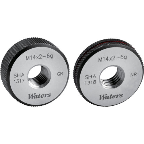 WATERS Metric Thread Ring Gauge (ISO = New JIS) WGRNR-M14X1.5 1 set