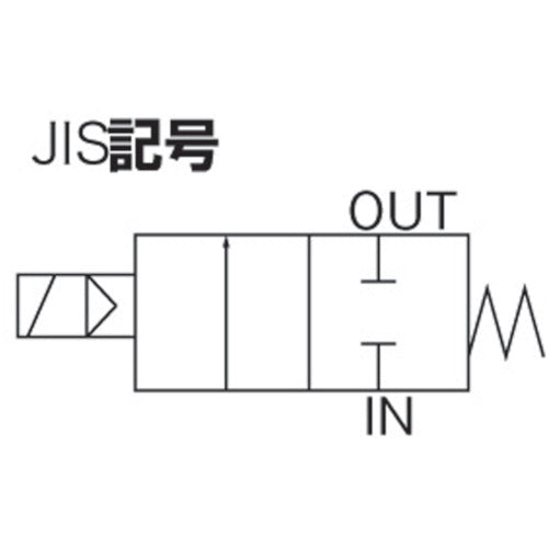 ＣＫＤ　パイロット式２ポート電磁弁（マルチレックスバルブ）４０．５［［ＭＭ２］］／有効断面積　AD11-8A-03A-AC100V　1 台