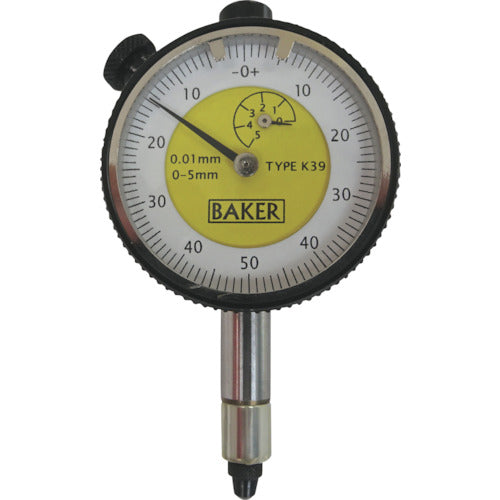 ＢＡＫＥＲ　４０型ダイヤルゲージ　タイプＫ３９　０．０１ｍｍ目量　BGK39　1 個