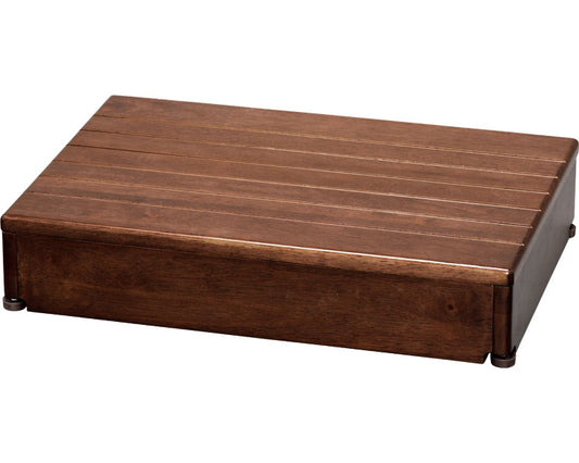 安寿　木製玄関台　1段タイプ　60W-40-1段 / 535-580　ブラウン　1 台