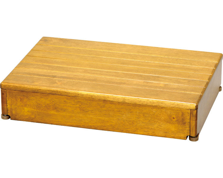 安寿　木製玄関台　1段タイプ　60W-40-1段 / 535-582　ライトブラウン　1 台