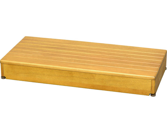 安寿　木製玄関台　1段タイプ　90W-40-1段 / 535-592　ライトブラウン　1 台