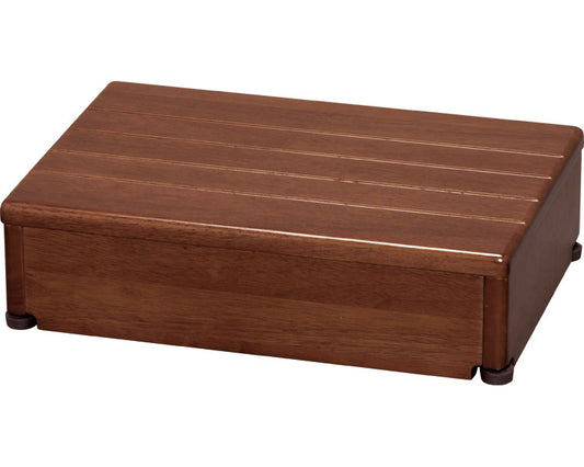 安寿　木製玄関台　1段タイプ　45W-30-1段 / 535-544　ブラウン　1 台