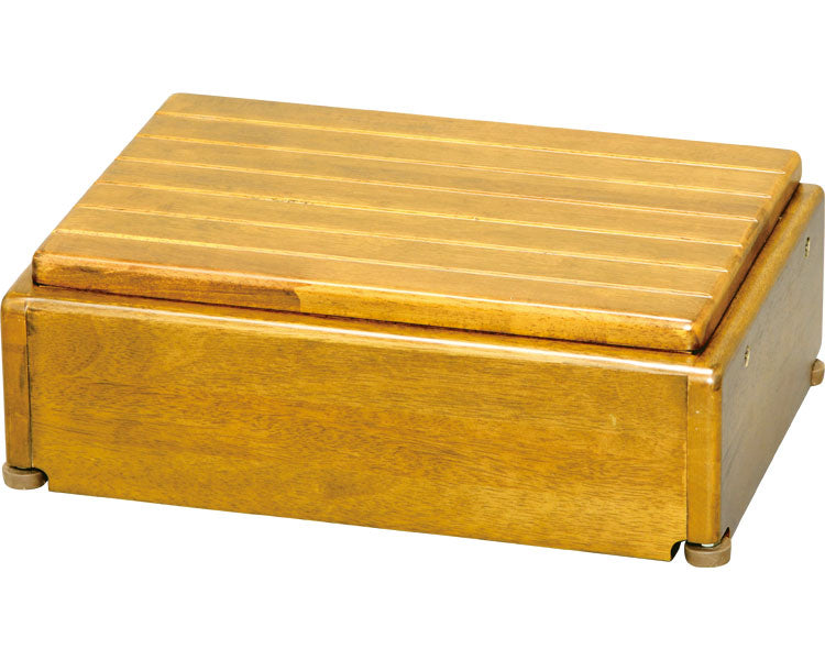 安寿　木製玄関台　高さ調整タイプ　S45W-30-1段 / 535-572　ライトブラウン　1 台