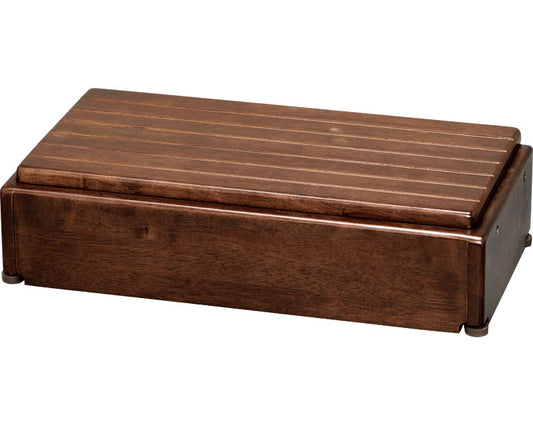 安寿　木製玄関台　高さ調整タイプ　S60W-30-1段 / 535-574　ブラウン　1 台