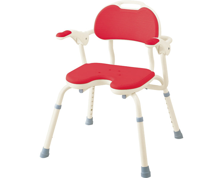 안수 팔걸이가 달린 샤워 벤치 TH-U U형 / 536-152 레드 1대