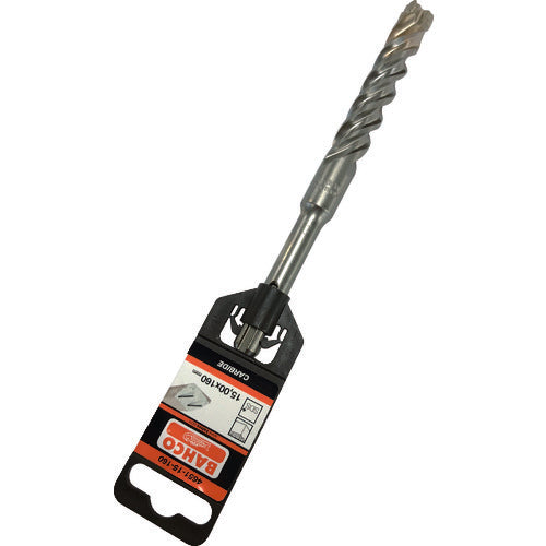 バーコ　コンクリートドリル　ＳＤＳプラス　４　ＣＵＴＴＥＲＳ　全長１６０ｍｍ　刃径１５ｍｍ　4651-15-160　1 本