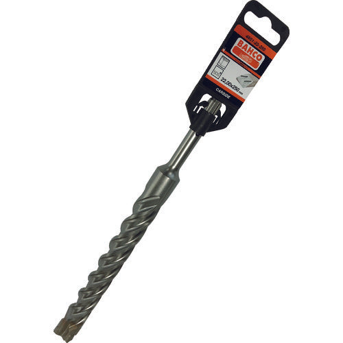 Bahco Concrete Drill SDS Plus 4 CUTTERS Total length 250mm Blade diameter 22mm 4651-22-250 1 piece