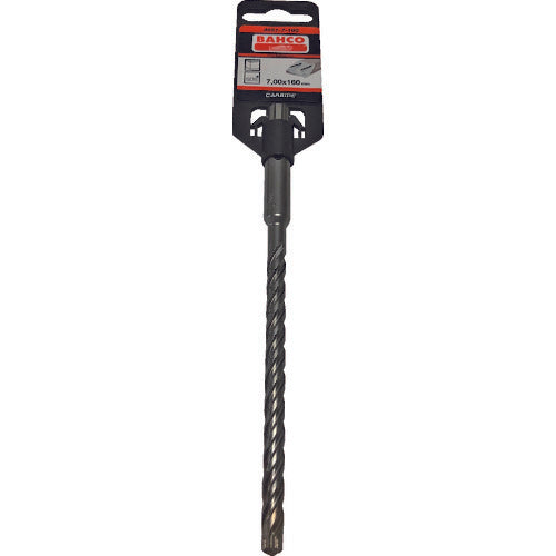 Bahco Concrete Drill SDS Plus 4 CUTTERS Total length 160mm Blade diameter 7mm 4651-7-160 1 piece