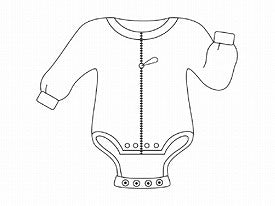 Fudo Bodysuit / 105603 M Light Blue 1 piece