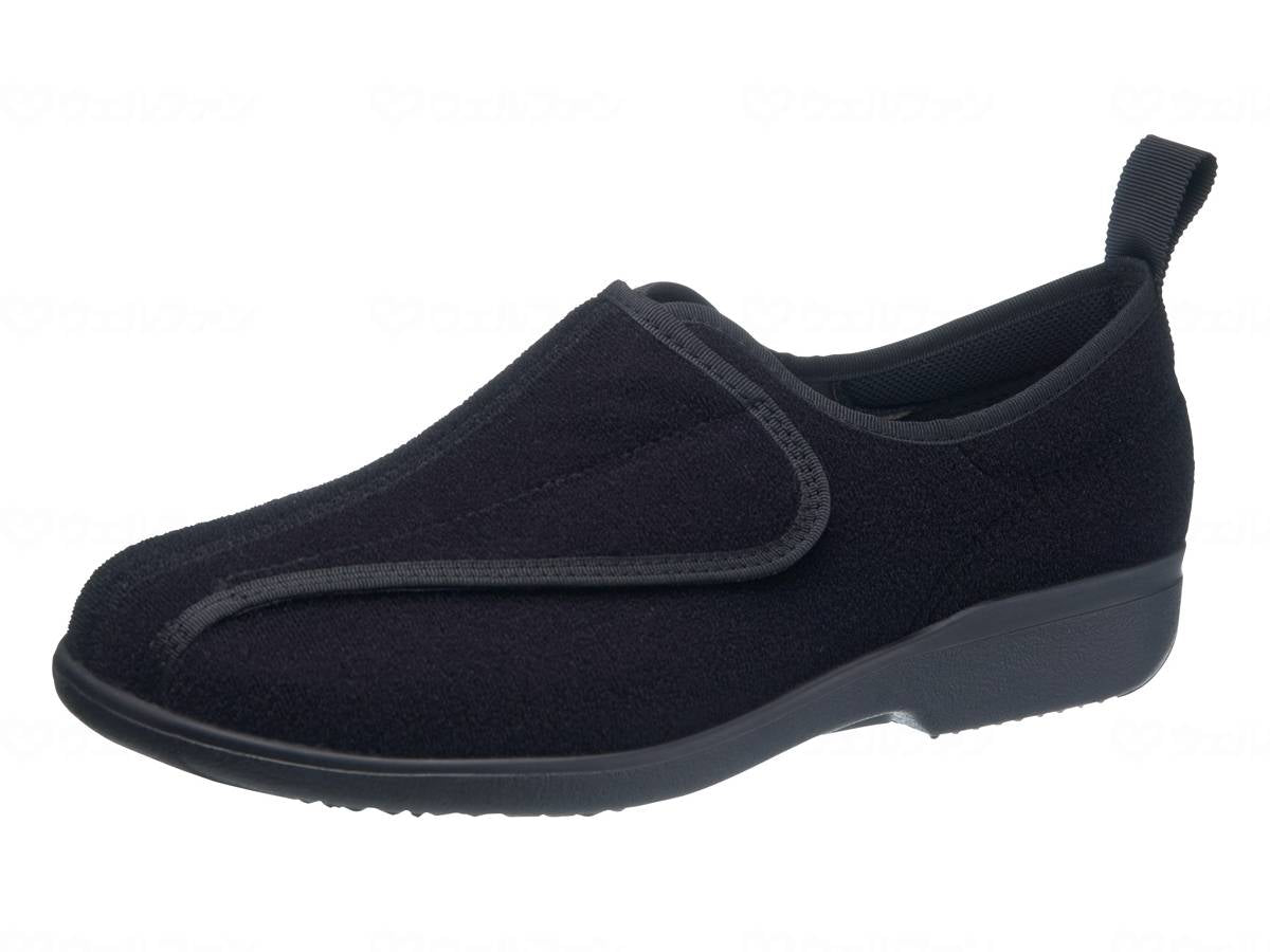 アサヒシューズ快歩主義L148 ﾌﾞﾗｯｸﾊﾟｲﾙ 22.0