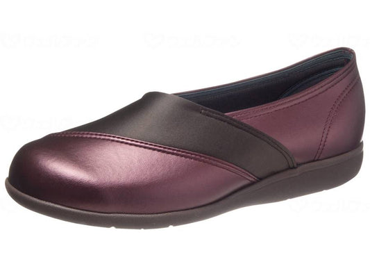 アサヒシューズ快歩主義L158 ﾜｲﾝ 24.5