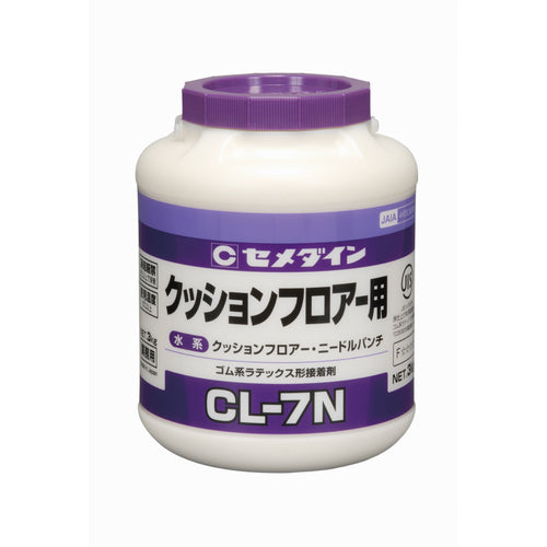 セメダイン　ＣＬ７Ｎ　３ｋｇ（クッションフロア用　乳白色）　ＬＸ−１２２　LX-122　1 缶