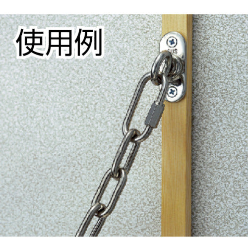 水本　ステンレスチェーン　３０ｍ　線径４ｍｍ　4-B　1 本