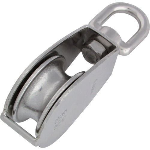 水本　滑車　ステンレス　豆ブロック　基本使用荷重０．０７ｔ　B-1119　1 個