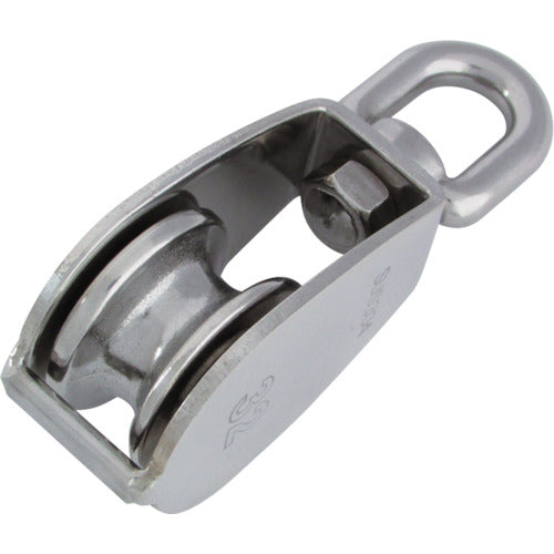 水本　滑車　ステンレス　豆ブロック　基本使用荷重０．２４ｔ　B-1122　1 個