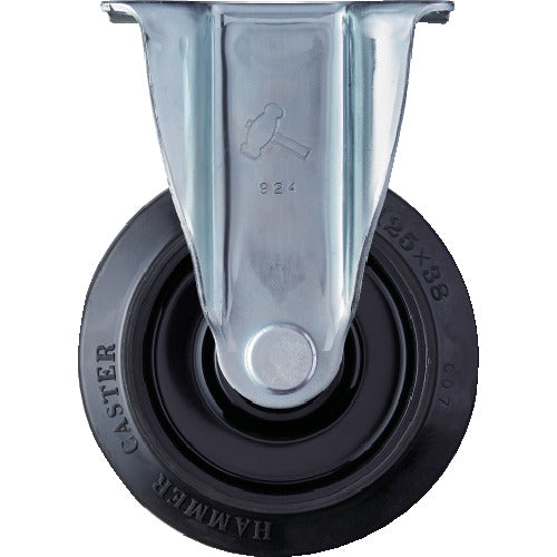 망치 조용한 고정 고무 바퀴 (나일론 휠 레이디얼 볼 베어링) 125mm 420SRP-FR125 1 개