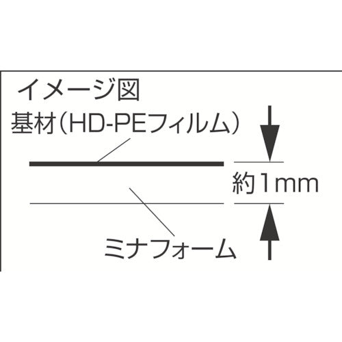 ミナ　発泡緩衝材エサノン　梱包シート（ＨＤＰＥ強化タイプ）　EN-HD110　1 本