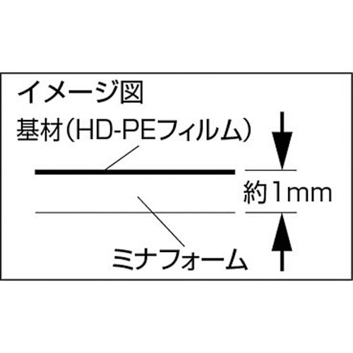 ミナ　発泡緩衝材エサノン　梱包シート（ＨＤＰＥ強化タイプ）　EN-HD110　1 本