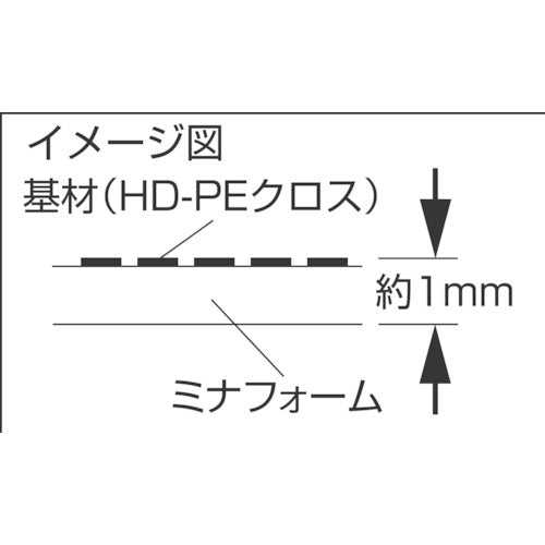 ミナ　発泡緩衝材エサノン　梱包シート（ＨＤクロスＰＥ強化タイプ）　EN-HD110S　1 本