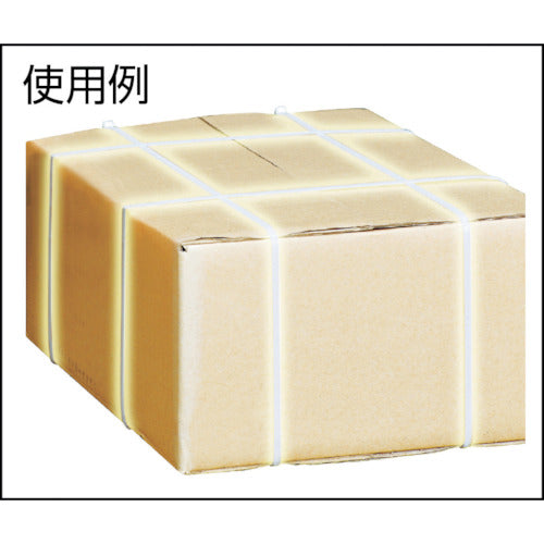 TRUSCO Packaging Binding Machine Shime Shime 60 Belt Width 6mm x Length 75m White GJ60BT-75N 1 Roll