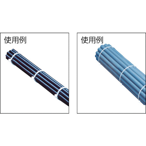 ＴＲＵＳＣＯ　梱包結束機しめしめ６０用クリップ　白　４００個入　GJ60CB-400N　1 箱