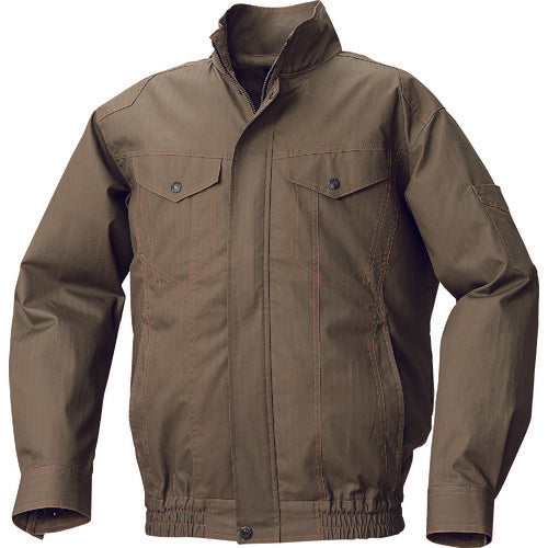 空調服　綿ヘリンボーン空調服［［Ｒ下］］ウェアのみ　カーキ　Ｌ　KU92040C21S3　1 着