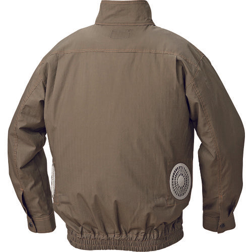 空調服　綿ヘリンボーン空調服［［Ｒ下］］ウェアのみ　カーキ　Ｌ　KU92040C21S3　1 着