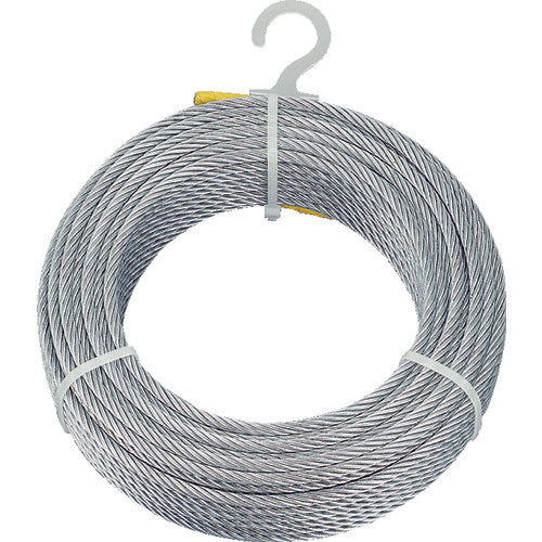 TRUSCO Plated Wire Rope Φ6mm x 30m CWM-6S30 1 roll
