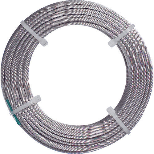 TRUSCO Stainless Steel Wire Rope Nylon Coated Φ1.5 (2.0) x 20m CWC-15S20 1 Roll