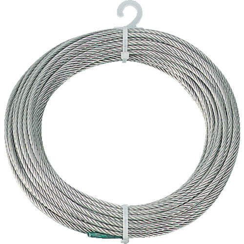 TRUSCO Stainless Steel Wire Rope Φ3.0mm x 10m CWS-3S10 1 roll
