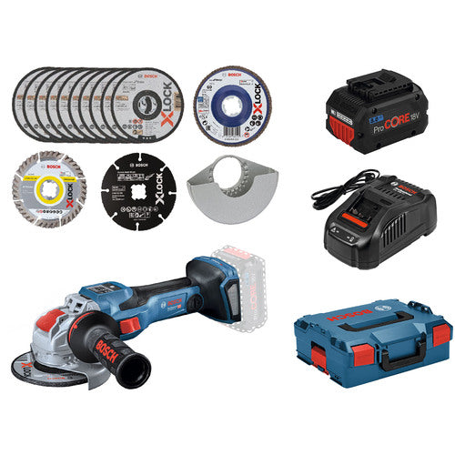 Bosch X-LOCK Cordless Disc Grinder GWX18V-15SC5J 1 unit