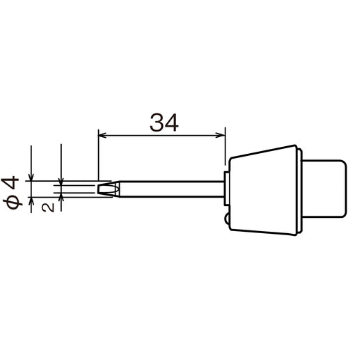 グット　替えこて先　MSD-40HRT-D　1 本