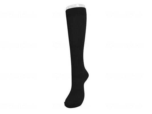 Okamoto Hakuraku Circulation Socks, Black, 21-23cm
