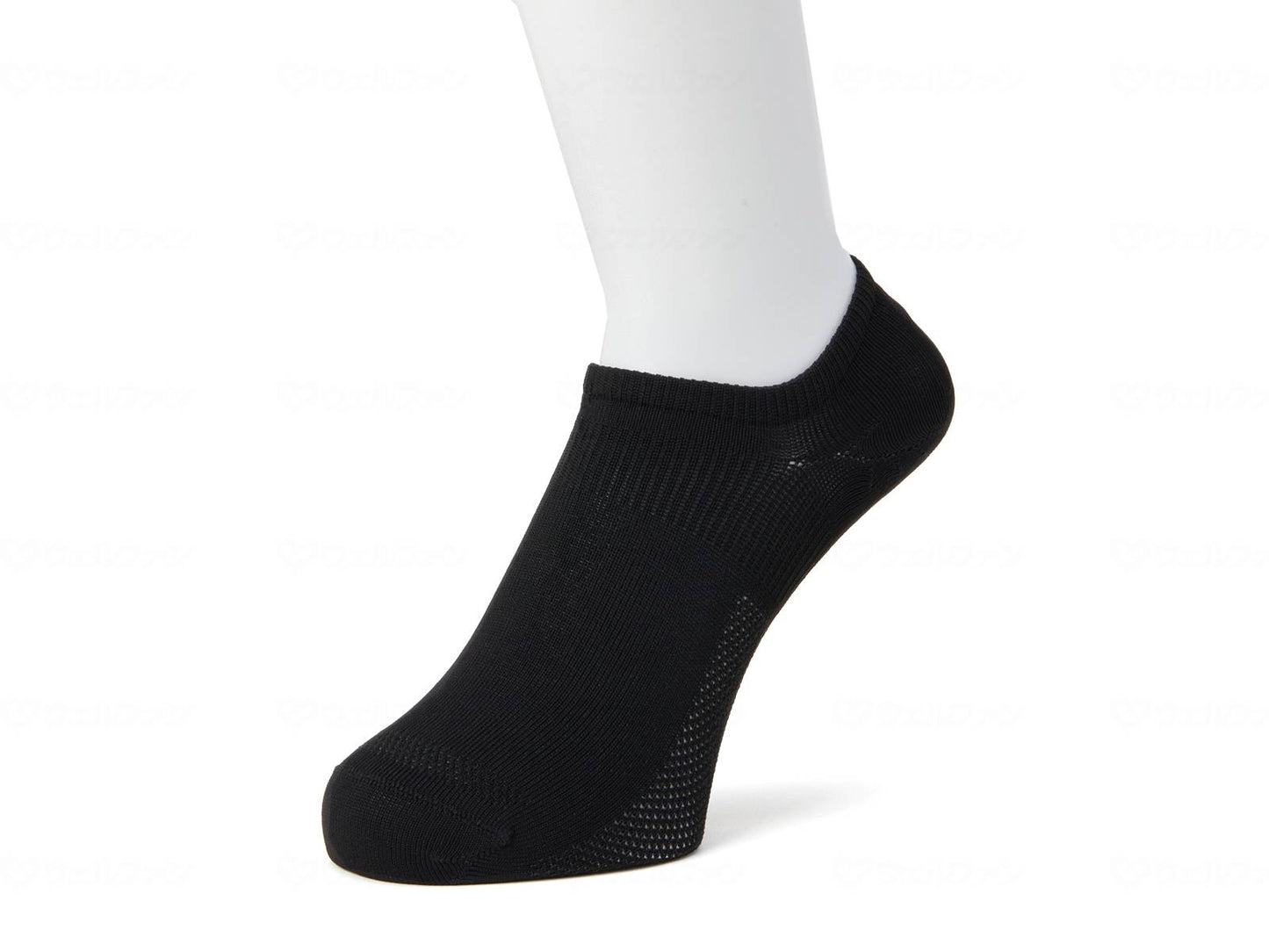 오카모토 신사 코코피타 무지 스니카 길이 쿡크스 깨끗이 실감 블랙 25-27 cm