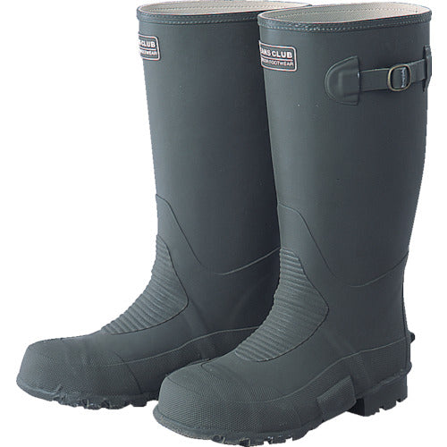 Fukuyama Rubber Construction Work Boots Green 24.5cm DS-M 1 pair